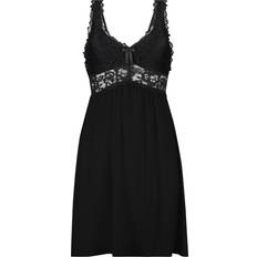 Hunkemöller Negligéer Hunkemöller Nora Lace Slip Dress - Black