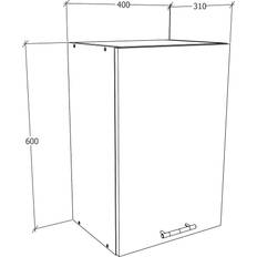 VCM Breite Wandschrank