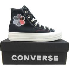 Converse 39 ½ - Dame - Rød Sneakers Converse Lift Hi Crafted Patchwork Trainers In Black