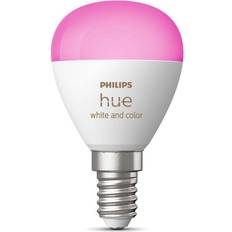 E14 Lyskilder Philips Hue Wca Lustre LED Lamps 5.1W E14