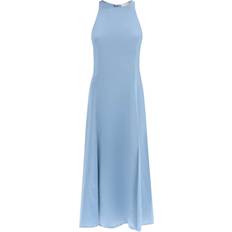 Blå - Elastan/Lycra/Spandex - Lange kjoler - S LouLou Studio Maxi Silk Slip Dress