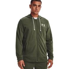 Under Armour Rival Terry Full Zip Sweatshirt Green Man