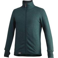 Elastan/Lycra/Spandex - Unisex Sweatere Woolpower Full Zip Jacket 400 Unisex - Forest Green