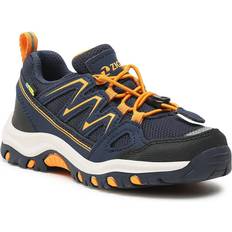 zigzag Docheet Mörkblå sneakers med orange detaljer