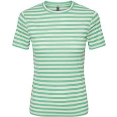 Pieces Grøn - Slim Tøj Pieces Ruka T-Shirt Damer Størrelse: Grøn