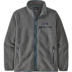 Patagonia Dame Jakker Patagonia Women's Retro Pile Fleece Jacket - Salt Grey