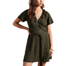 Superdry Korte kjoler Superdry Summer Wrap Dress - Khaki