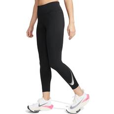 Nike Tights Nike Women's Fast Mid-Rise 7/8 Running Leggings with Pockets - Black