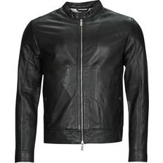 Selected Trykknapper Jakker Selected Slharchive Classic Leather Jacket - Black