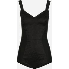 Dolce & Gabbana Shapewear & Undertøj Dolce & Gabbana Bodysuit T-Shirt Black IT38/XS-XS