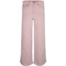 Tommy Hilfiger Wide Leg Rail Road Stripe Jeans - Pinkstripe (KG0KG07164-1CF)