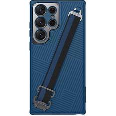 Nillkin Transparent Mobiltilbehør Nillkin Remstropetui til Samsung Galaxy S23 Ultra Blå