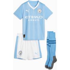 Manchester City FC Fodboldsæt Puma Manchester City Mini Home Kit 2023-24