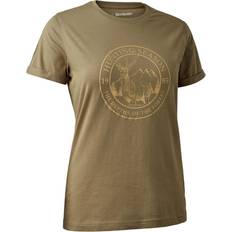 3XL - 48 - Bomuld - Dame T-shirts Deerhunter Women's Ella T-shirt - Driftwood