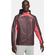 Nike Liverpool FC Jakker & Trøjer Nike Men's Maroon Liverpool AWF Raglan Full-Zip Jacket