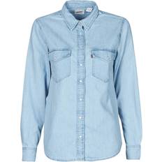 Levi's Dame - XS Skjorter Levi's Essential Western Shirt - Cool Out/Blue
