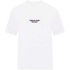 Jack & Jones Hvid Tøj Jack & Jones Printet Crewneck T-shirt
