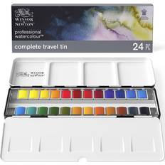 Winsor & Newton Akvarelmaling Winsor & Newton Professional Water Colour Complete Travel Tin 24-pack