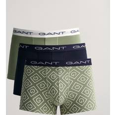 Gant Grøn Undertøj Gant Herre 3-Pack Icon trunk-underbukser