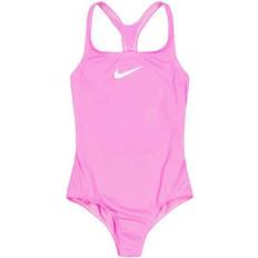 Nike Badedragter Nike Racerback One Piece Ess Pink Spell, Tøj, Badetøj, Svømning, Lyserød