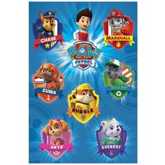 Paw Patrol Malerier & Plakater Paw Patrol Nickelodeon Crest Multicolour Maxi Poster W610mm H915mm