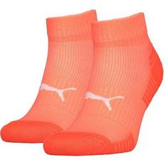 Puma Orange Strømper Puma Unisex Sport Cushioned Quarter Hosiery, Coral, 39/42