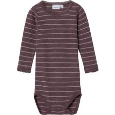 Name It Wang L/S Body - Peppercorn (13214446)