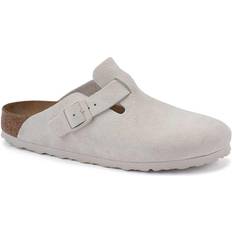 38 ½ - Dame - Læder Hjemmesko & Sandaler Birkenstock Boston VL - Antique White