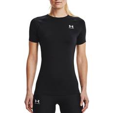 Under Armour 50 - Dame Tøj Under Armour Women's HeatGrear Compression T-Shirt Black