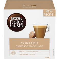 Nescafé Drikkevarer Nescafé Dolce Gusto Cortado Espresso Macchiato 100g 16stk
