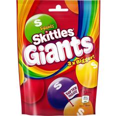 Skittles Giants Vegan Chewy Sweets Fruit Flavoured Pouch Bag