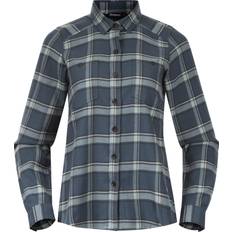 Bergans Skjorter Bergans Tovdal W Shirt - Orion Blue/Misty Forest Check