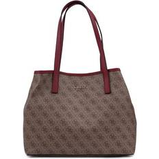 Guess Skulderrem Tote Bag & Shopper tasker Guess Vikky Logo Tote Bag - Brown