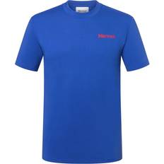 Marmot Blå Overdele Marmot Men's Dot Short-Sleeve T-Shirt in Trail Blue Trail Blue