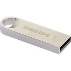 Philips 64 GB - MultiMediaCard (MMC) - USB 2.0 USB Stik Philips USB 2.0 Moon Edition 64GB