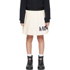 Moncler Enfant Kids Off-White Pleated Skirt 031 14Y