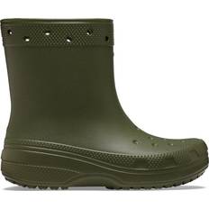 Crocs 35 - Dame Gummistøvler Crocs Classic Boot - Army Green