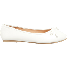 13 - Dame - Hvid Lave sko Yours Ballerina Pumps - White