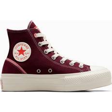 Converse 39 ½ - Dame - Rød Sneakers Converse Chuck Taylor All Star Lift W - Bordeaux