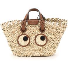 Anya Hindmarch Small Paper Eyes Basket Seagrass