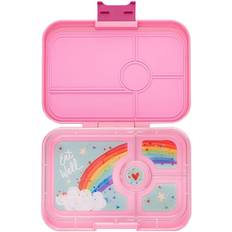 Yumbox Madkasse Tapas XL 4 rum Capri Pink/Rainbow