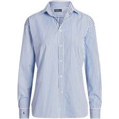 Polo Ralph Lauren Dame - L Skjorter Polo Ralph Lauren Striped Popeline Shirt - Sky Blue