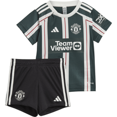 Adidas Fodboldsæt adidas Manchester United FC 2023/24 Away Kit Infant, Green 6-9M