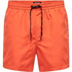 Only & Sons Dame - XL Badetøj Only & Sons Plain swimming Trunks - Orange /Flame