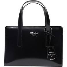 Prada Skind Håndtasker Prada Re-edition 1995 Brushed-leather Mini Handbag Black TU