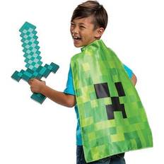 Frakker & Kapper Dragter & Tøj Kostumer Disguise Kid's Minecraft Sword & Cape set