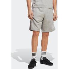 Adidas 16 Shorts adidas Originals 3-Stripes Fleece Shorts, Grey Heather