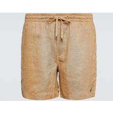 Polo Ralph Lauren Herre Bukser & Shorts Polo Ralph Lauren Cfprepsters-Flat Front Hørshorts Khaki