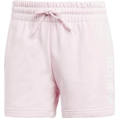 Adidas Bomuld - Dame Shorts adidas Essentials Linear French Terry shorts Clear Pink White