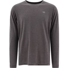 Arc'teryx Herre Overdele Arc'teryx Cormac Long Sleeve T-Shirt Black Heather